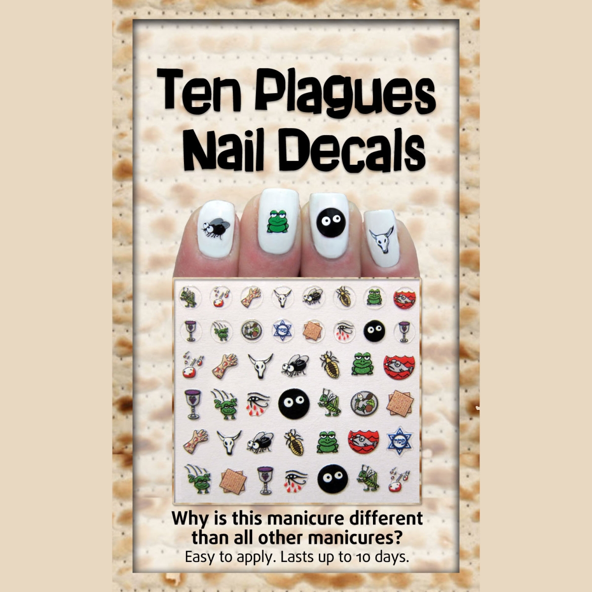 Mm-pass Midrash Manicures Passover Nail Decals