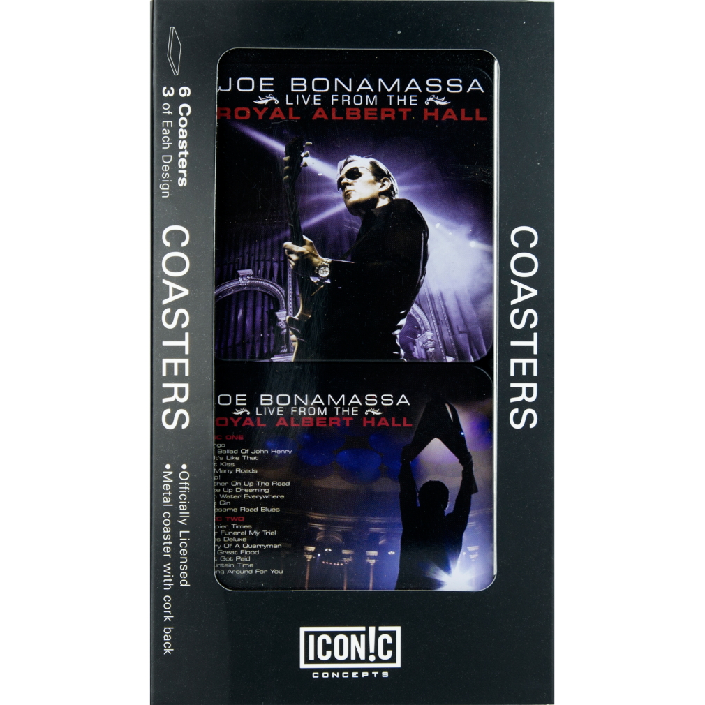 Icc-2m-b08-3010 Joe Bonamassa Royal Albert Hall Drink Adult Coaster, Unisex - Set Of 6