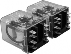 240v Ac Coil 11 Pin Square Base Plug-in Relays