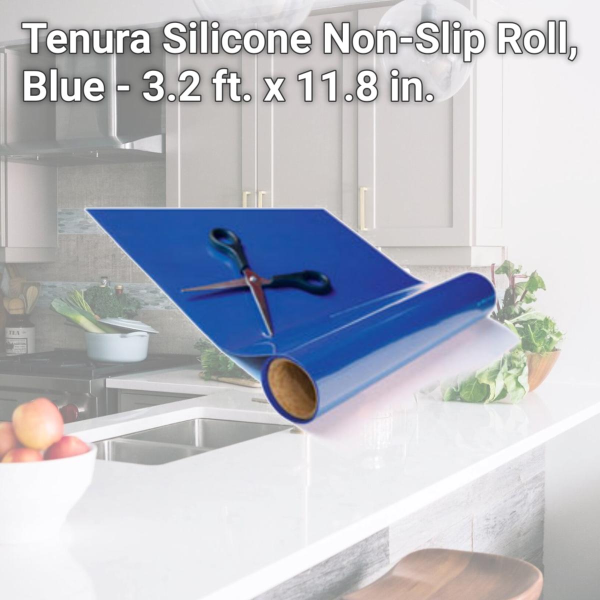 Picture of Tenura Silicone Non-Slip Roll, Blue - 3.2 ft. x 11.8 in.
