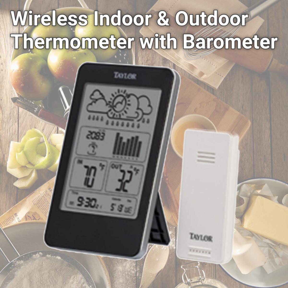Picture of Taylor 1733 Wireless Indoor & Outdoor Thermometer with Barometer