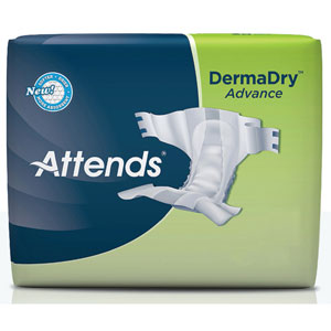 -dda20-case Derma Dry Advance Briefs, Medium - Case Of 96