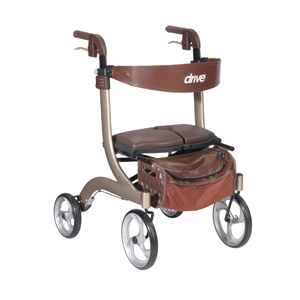 Drive Medical Drive-medical-rtl10266ch-hs Nitro Dlx Euro Style Walker Rollator - Champagne
