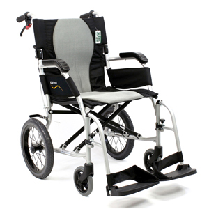 Flight Transport Wheelchair Companion Brakes &18 In. Seat
