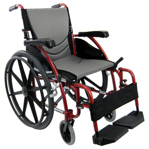 Karman-s-ergo115f16rmg Lightweight Wheelchair Mag Wheels With16 In. Seat - Red