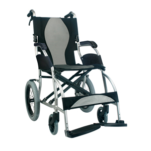 Karman-s-2501f16ss-tp Transport Wheelchair With Companion Hill Brake & 16 In. Seat