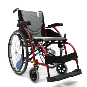 Ergonomic Wheelchair Fixed Footrest With 16 In. Seat - Red