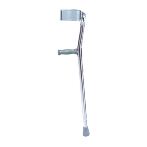 Drive Medical Drive-medical-10405 Lightweight Walking Forearm Crutches Tall Adult, Chrome - 1 Pair