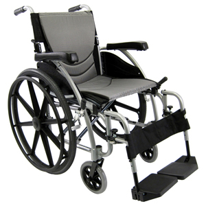 Karman-s-ergo115f16smg Lightweight Wheelchair Mag Wheels With 16 In. Seat - Silver