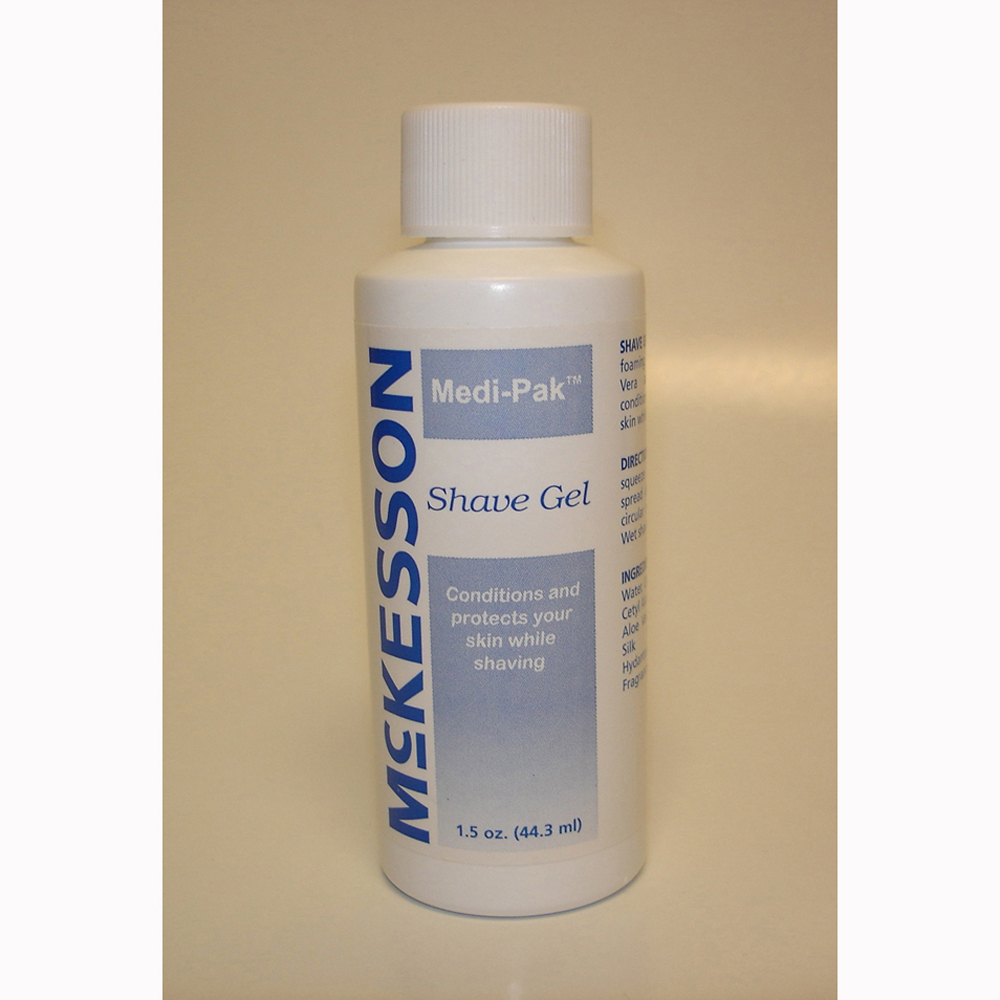 Mckesson Mckesson-23-k800c-ea 1.5 Oz Medi-pak Shave Gel Screw Top Bottle