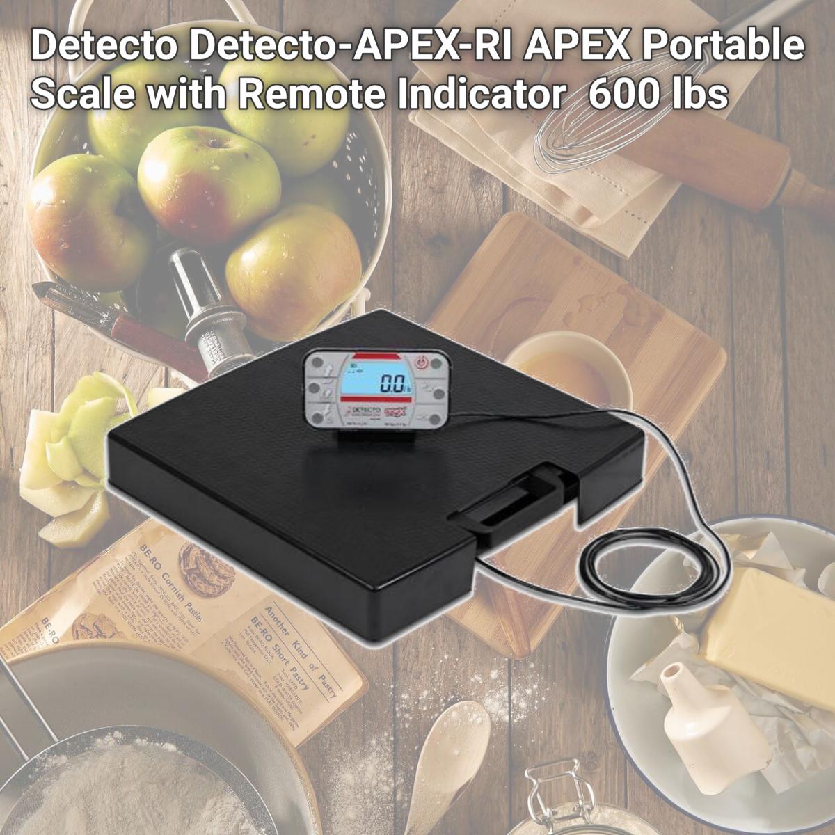 Picture of Detecto Detecto-APEX-RI APEX Portable Scale with Remote Indicator  600 lbs