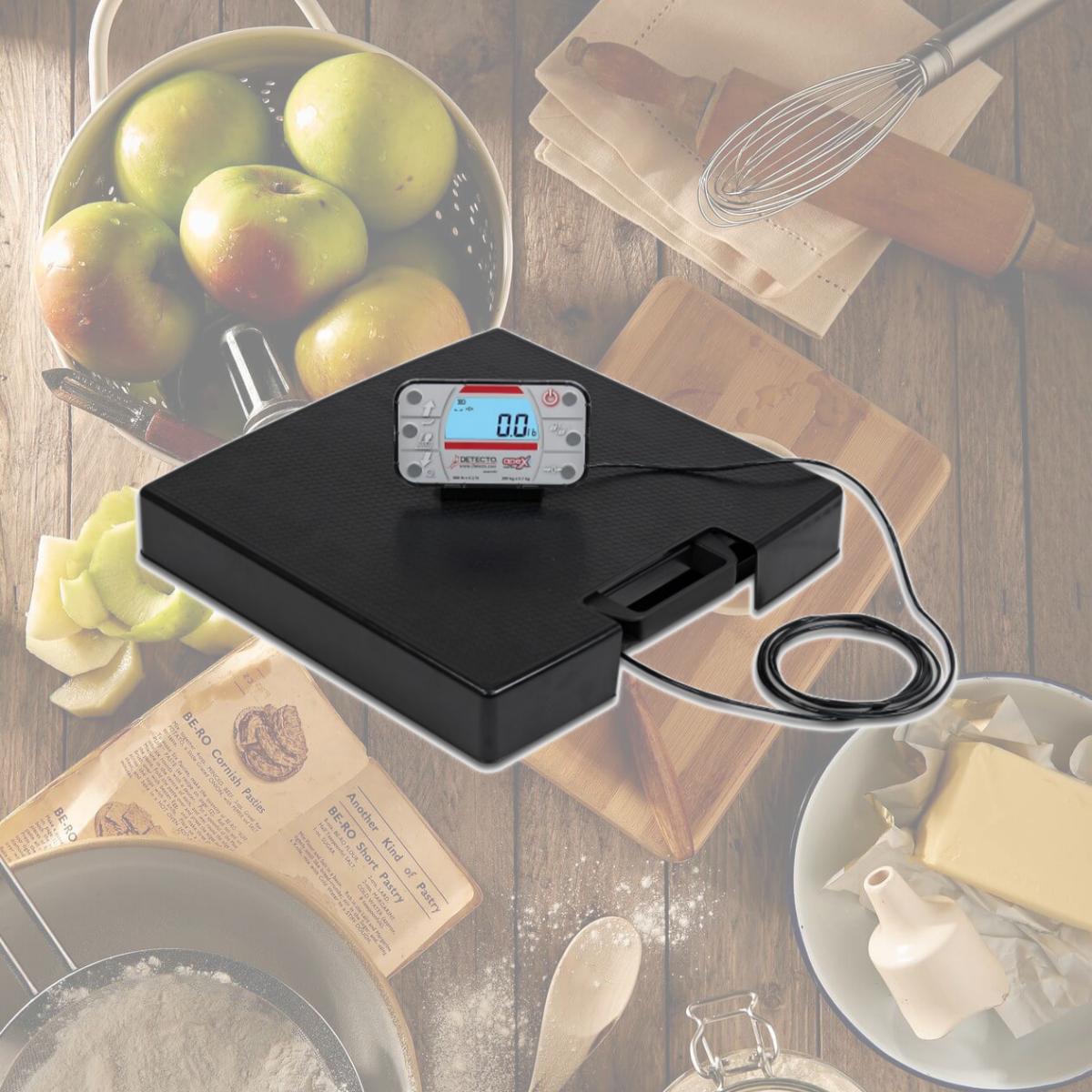 Picture of Detecto Detecto-APEX-RI-BT APEX Bluetooth &amp; Wi-Fi Portable Scale with Remote Indicator