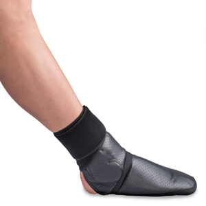 -6344-bk-lrg Thermal Vent Ankle Foot Stabilizer, Black - Large