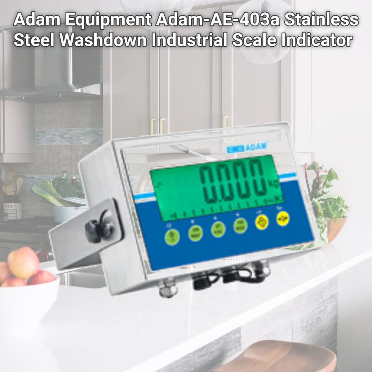 Picture of Adam Equipment Adam-AE-403a Stainless Steel Washdown Industrial Scale Indicator