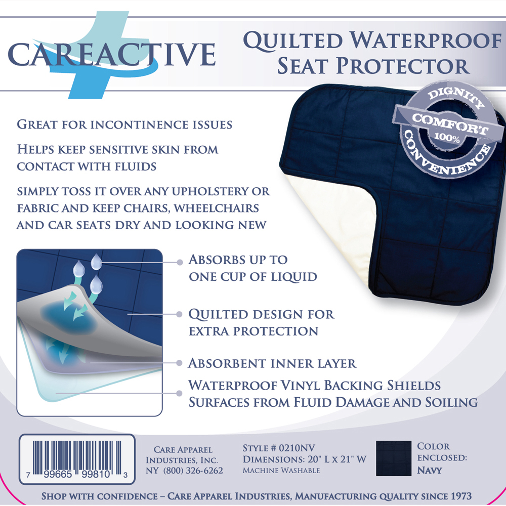 Careactive-0210-0 Quilted Waterproof Seat Protector