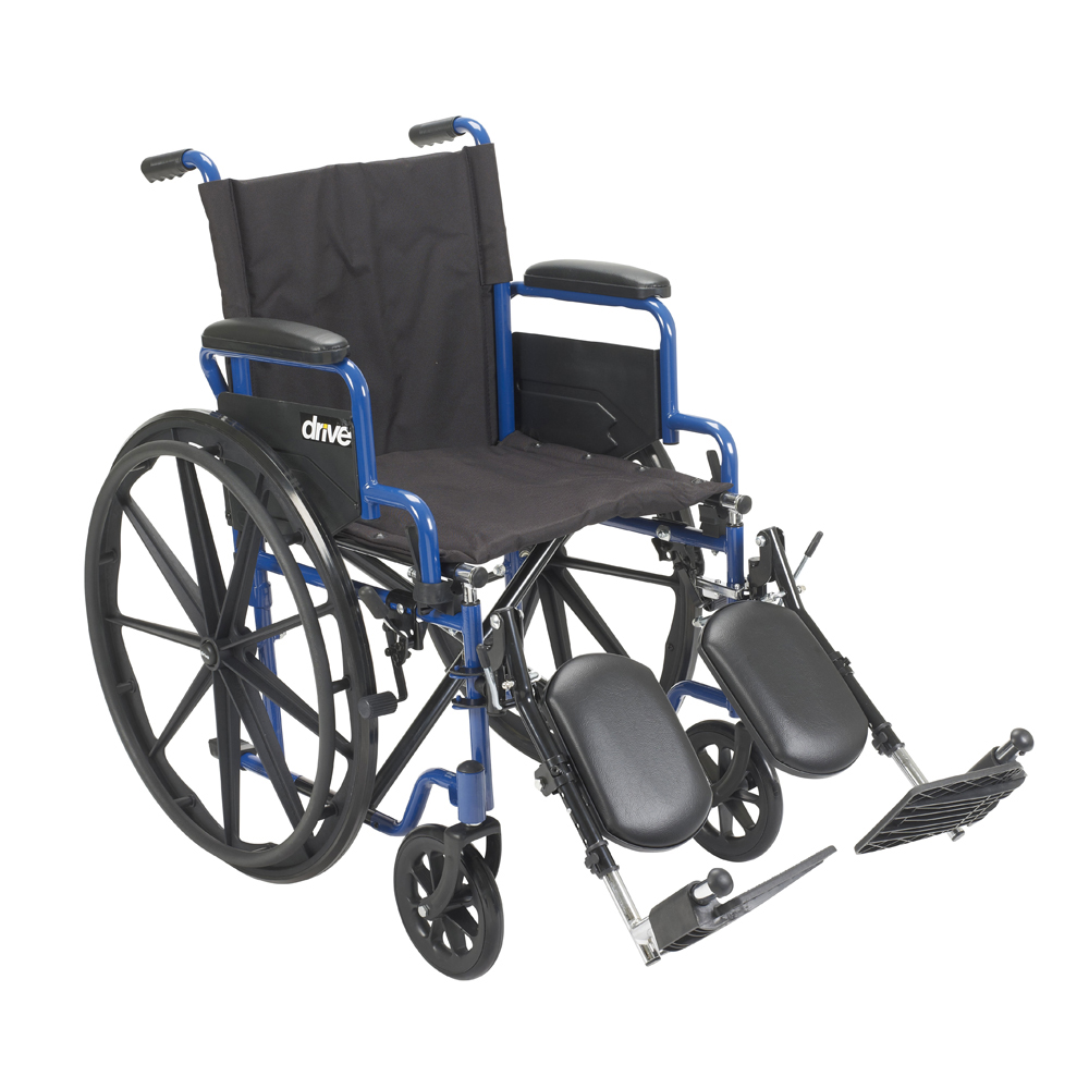 Drive Medical Drive-medical-wc40 Blue Streak Wheelchair With Flip Back Desk Arms