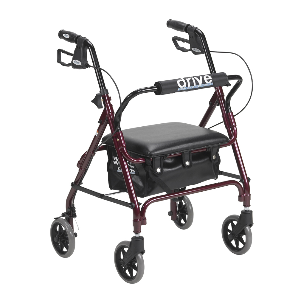 Drive Medical Drive-medical-rs33 Junior Rollator With Padded Seat