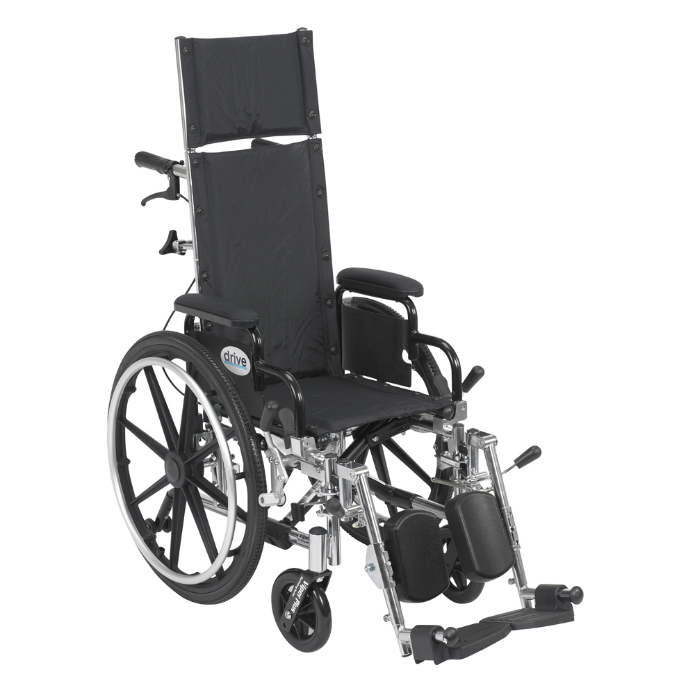 Drive Medical Drive-medical-wc9 Viper Plus Reclining Wheelchair With Leg Rest & Detachable Arms