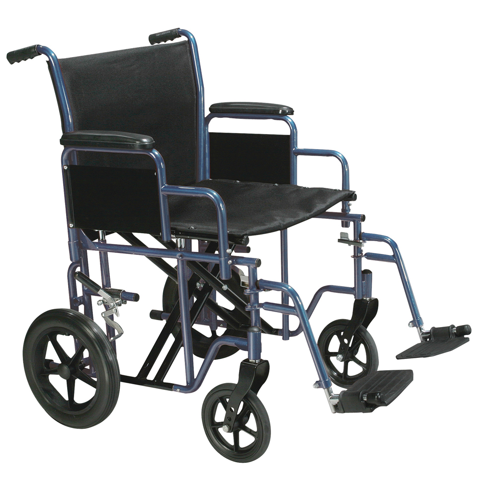 Drive Medical Drive-medical-tc2 Bariatric Heavy Duty Transport Wheelchair With Swing Away Footrest