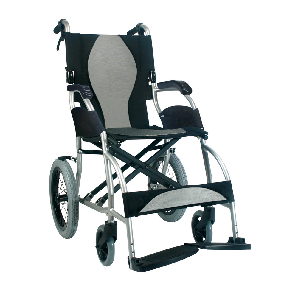 Karman Karman-s-2501f-tp Transport Wheelchair With Companion Hill Brakes