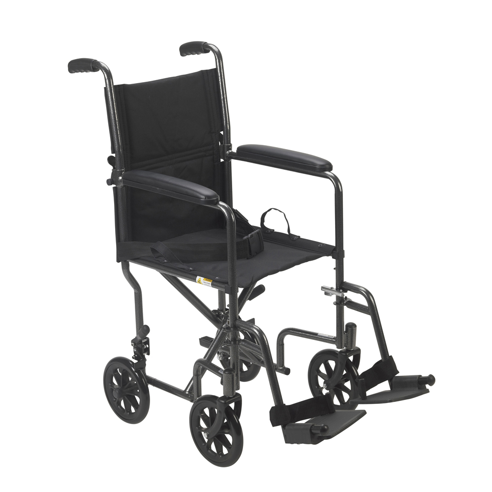 Drive Medical Drive-medical-tc10 Lightweight Steel Transport Wheelchair