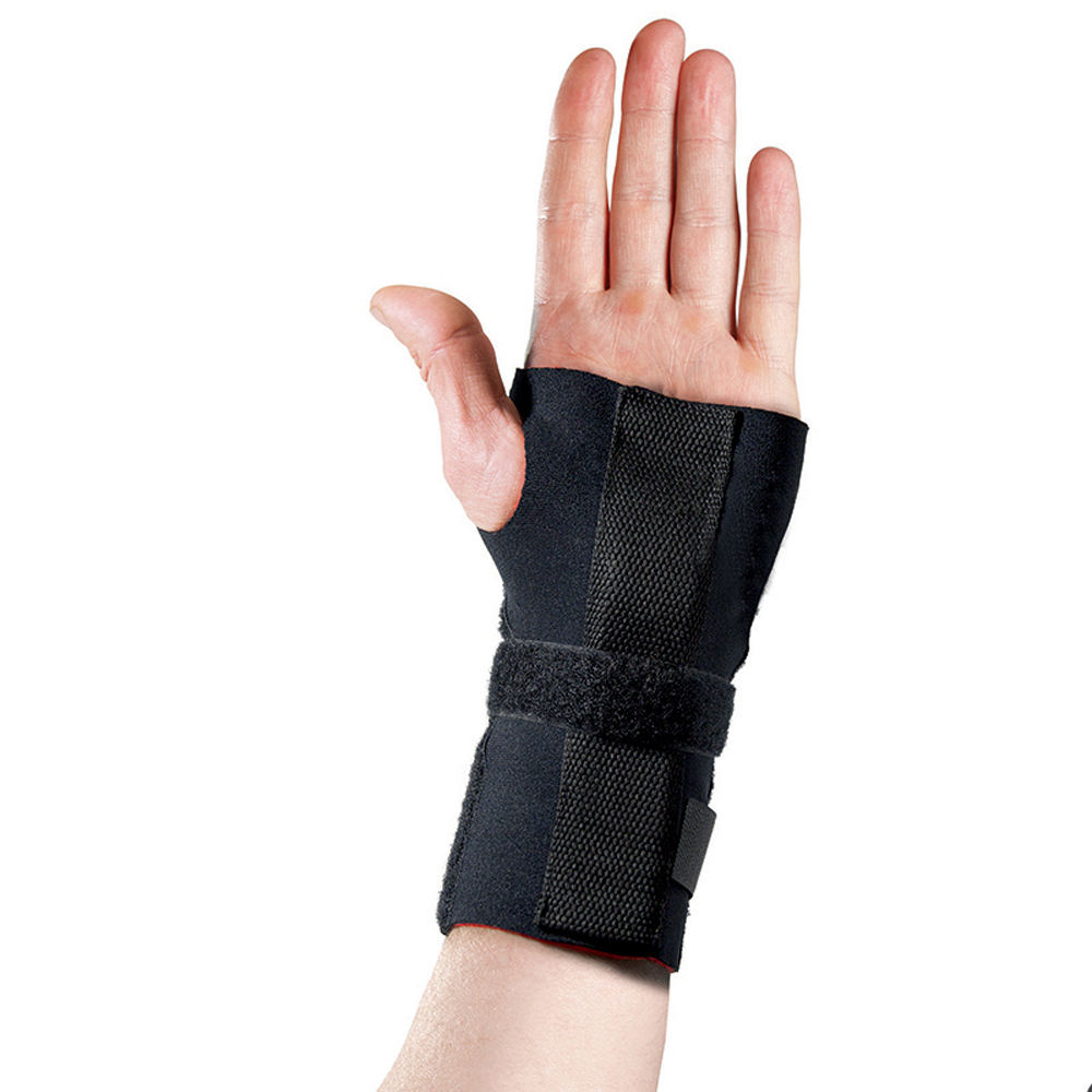 -adj-wrist Adjustable Wrist Hand Brace, Black - One Size