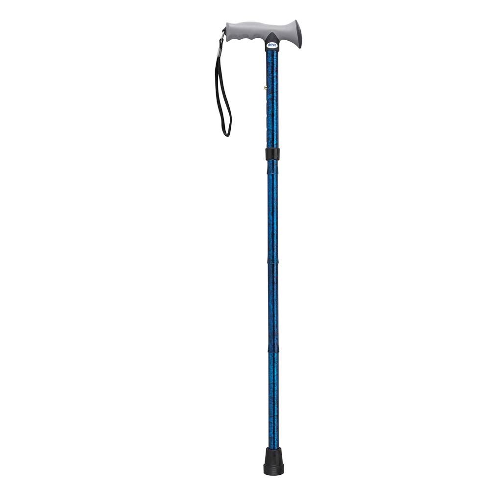 Drive Medical Drive-medical-ca013 Adjustable Lightweight Folding Cane With Gel Hand Grip
