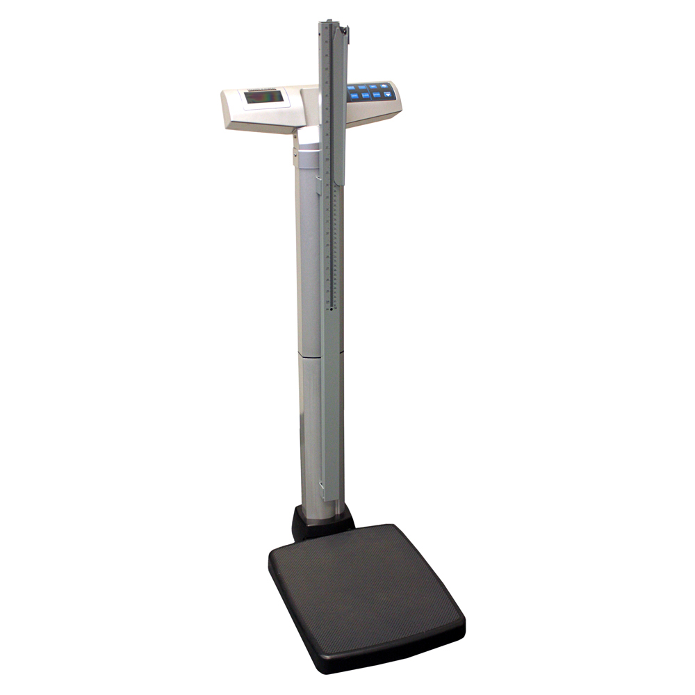 Healthometer-499kghr Waist High Digital Scale With Height Rod - Kg Only