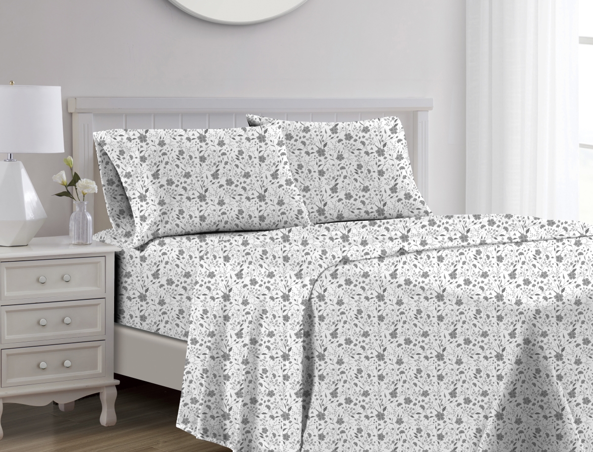 UPC 756381132655 product image for Lucy 1000TC CVC Sheet Set, Silver - Queen Size | upcitemdb.com