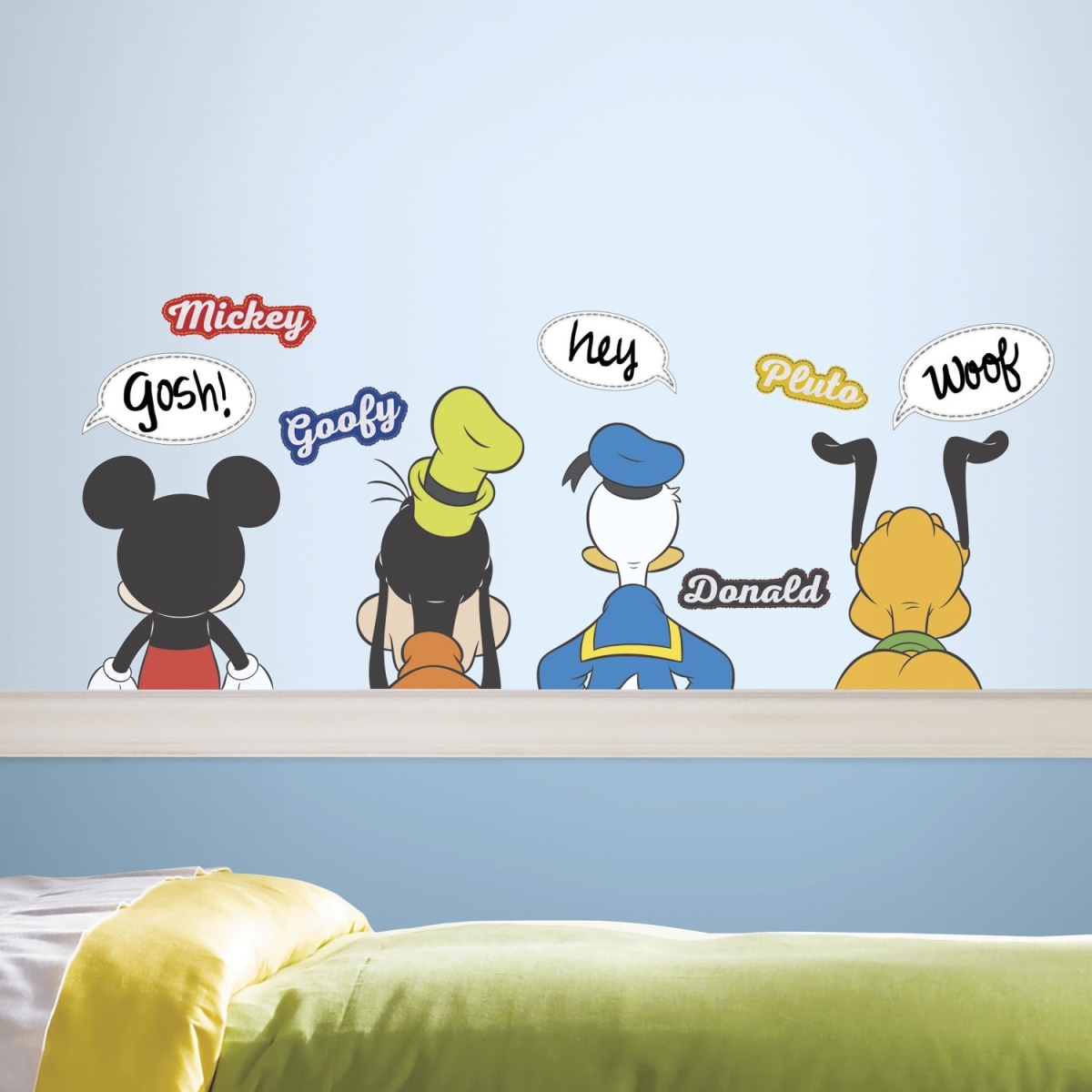 Mickey & Friends Peel & Stick Wall Decals With Dry Erase