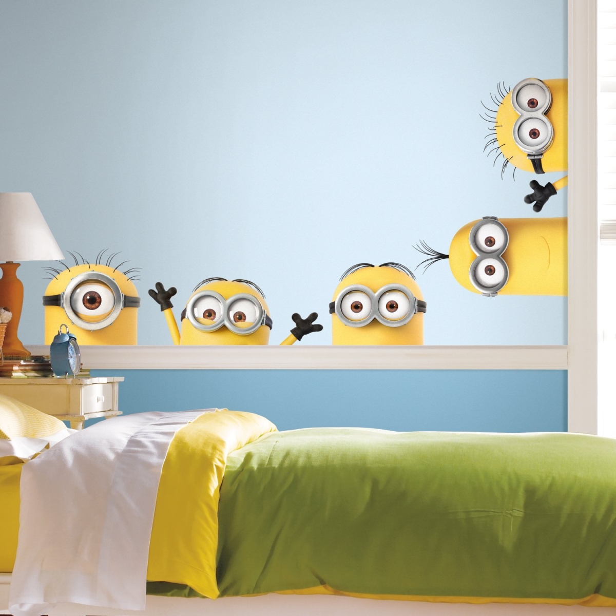 Despicable Me 3 Peeking Minions Giant Peel & Stick Wall Decals
