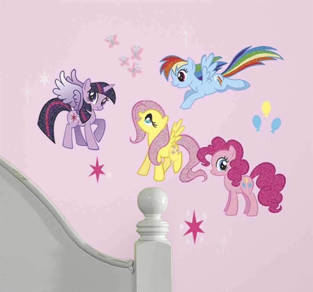 My Little Pony The Movie Peel & Stick Wall Decals With Glitter