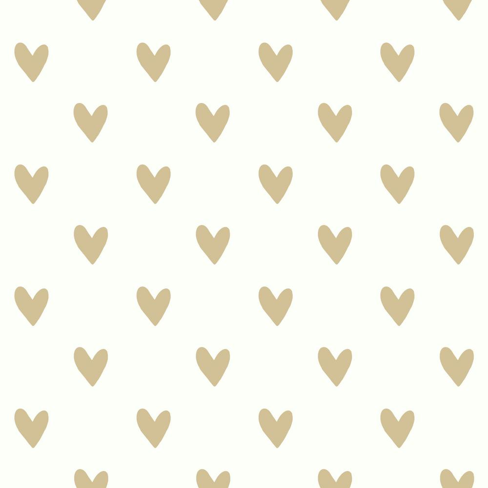 Heart Spot Peel & Stick Wallpaper