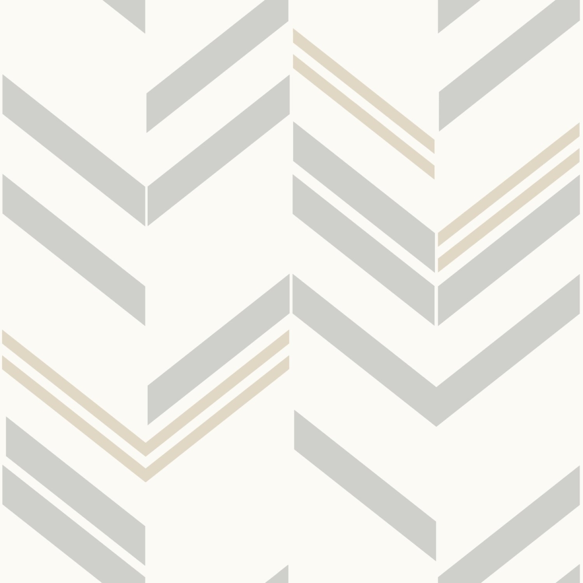 Grey Chevron Stripe Peel & Stick Wallpaper
