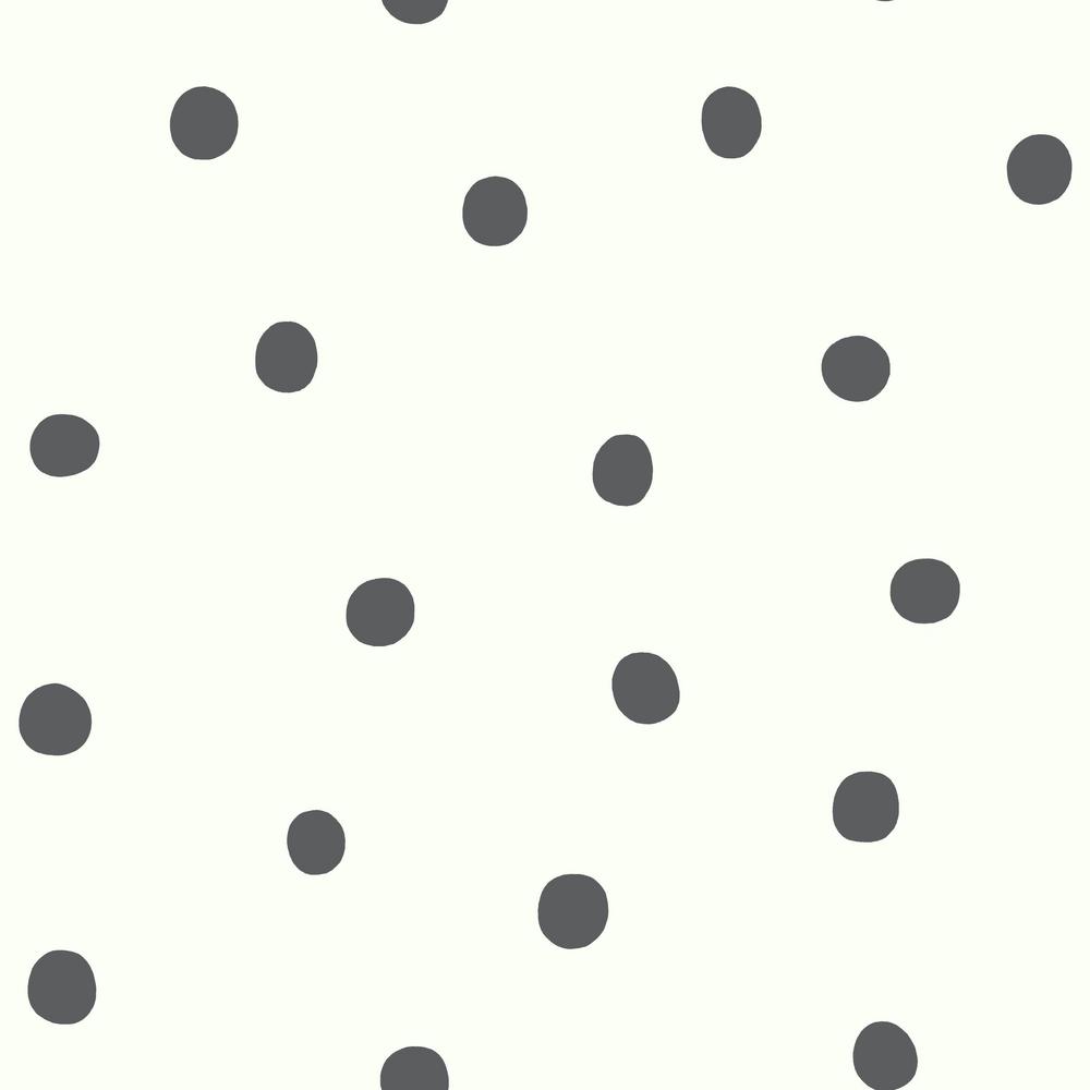 Black Dots Peel & Stick Wallpaper