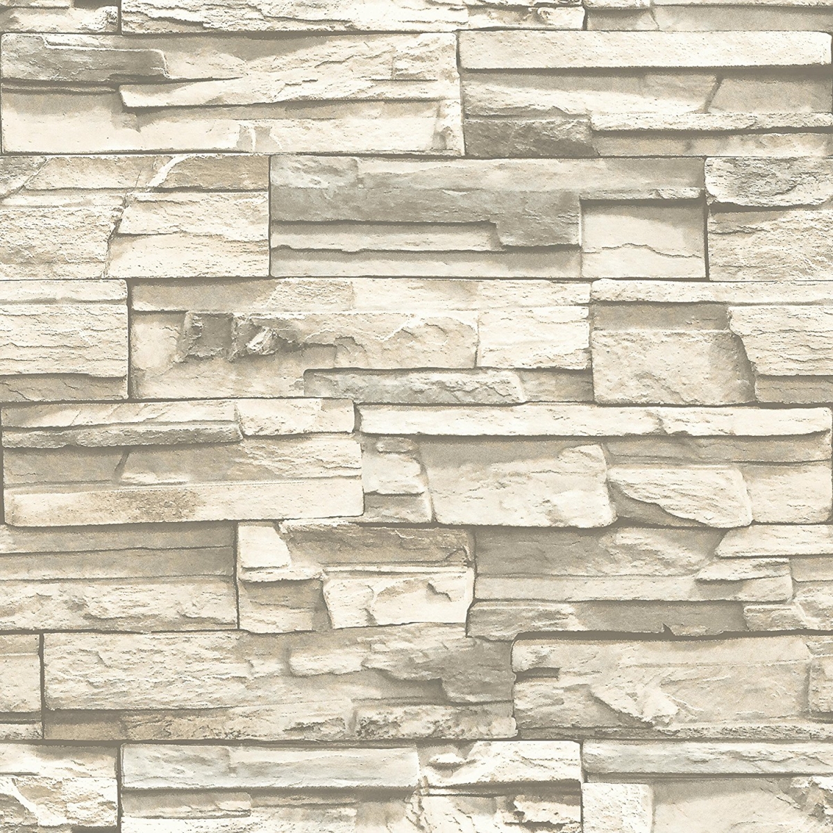 Natural Stacked Stone Peel & Stick Wallpaper