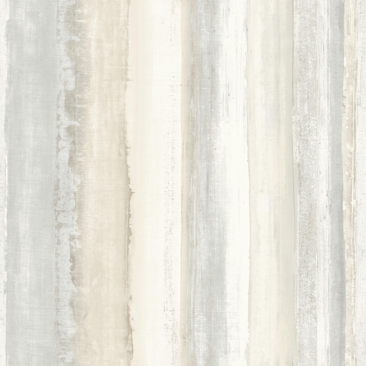 Tan Watercolor Stripe Peel & Stick Wallpaper