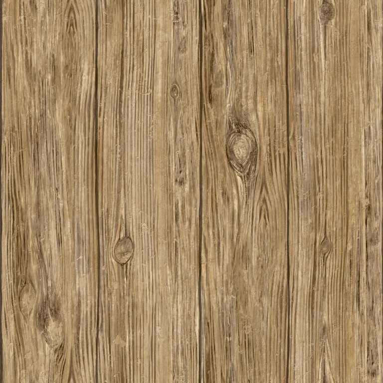 Brown Mushroom Wood Peel & Stick Wallpaper