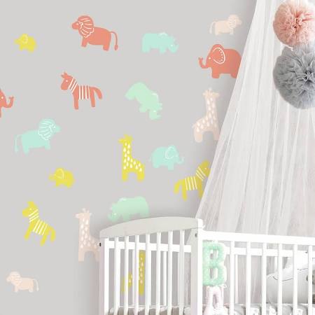 Animal Silhouette Peel & Stick Wall Decals