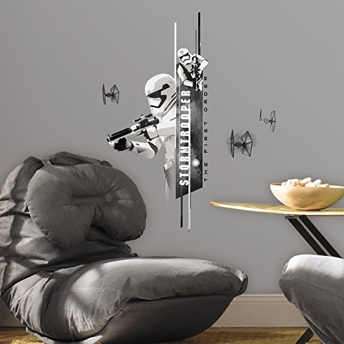 14 X 30 In. Star Wars The Force Awakens Ep Vii Stormtroopers Peel & Stick Wall Decals, Multicolor
