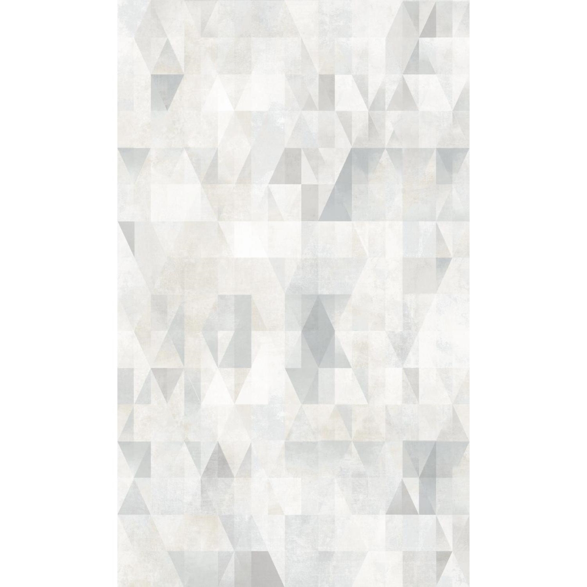 Roommate Rmk11519rl Prismatic Geo Peel & Stick Wallpaper, Grey & Beige