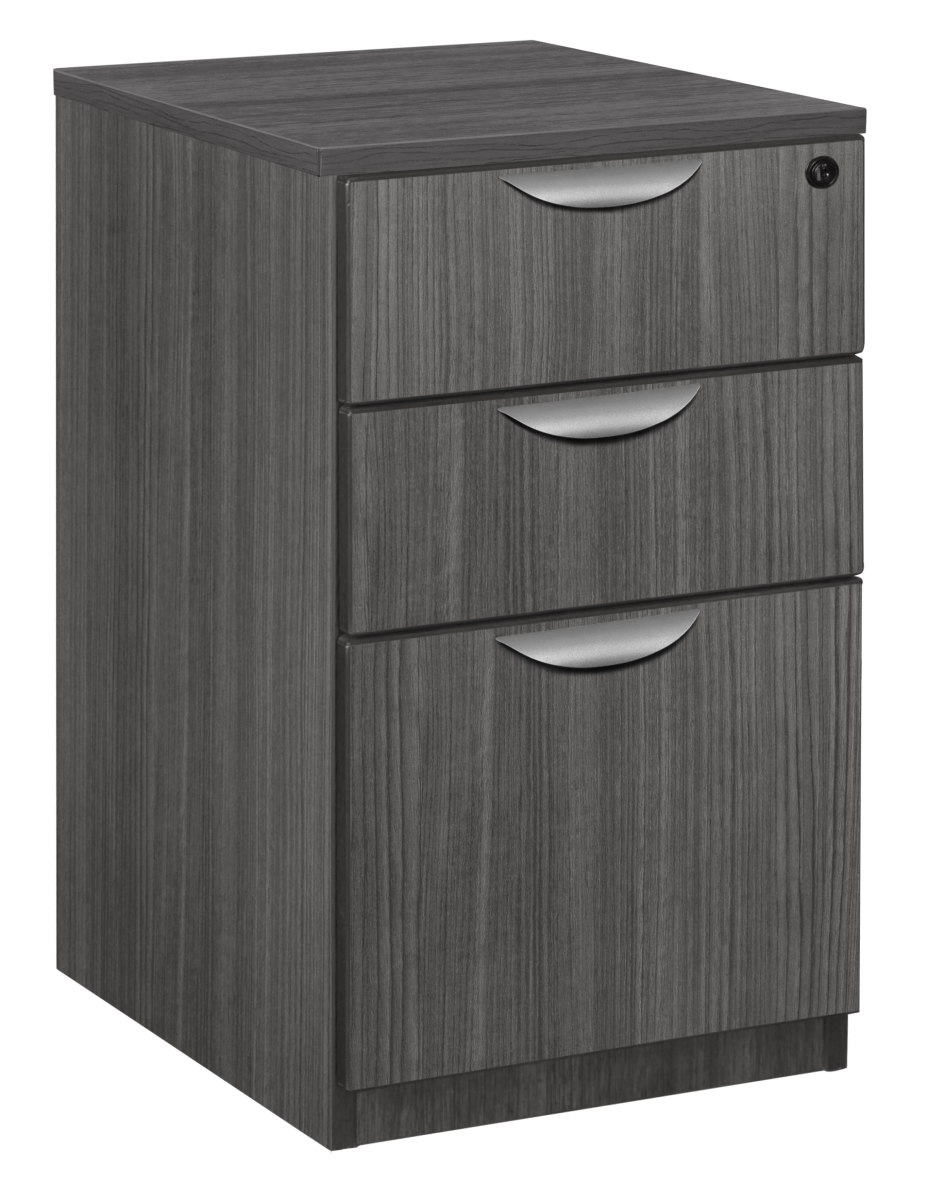 Lpdbbf22ag Legacy Deskside Box File Cabinet, Ash Grey