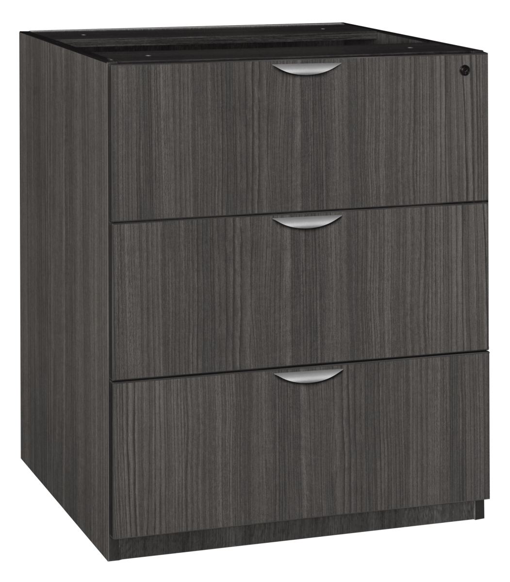 Lplf4136ag Legacy Stand Up Lateral File Without Top, Ash Grey