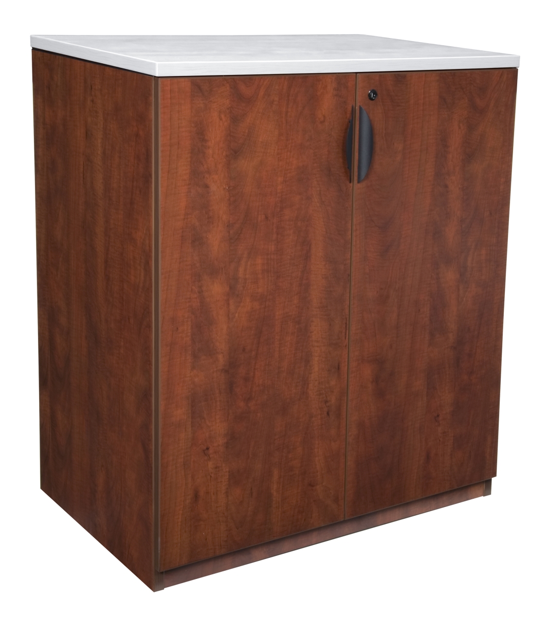 Lsc4136ch Legacy Stand Up Storage Cabinet Without Top, Cherry