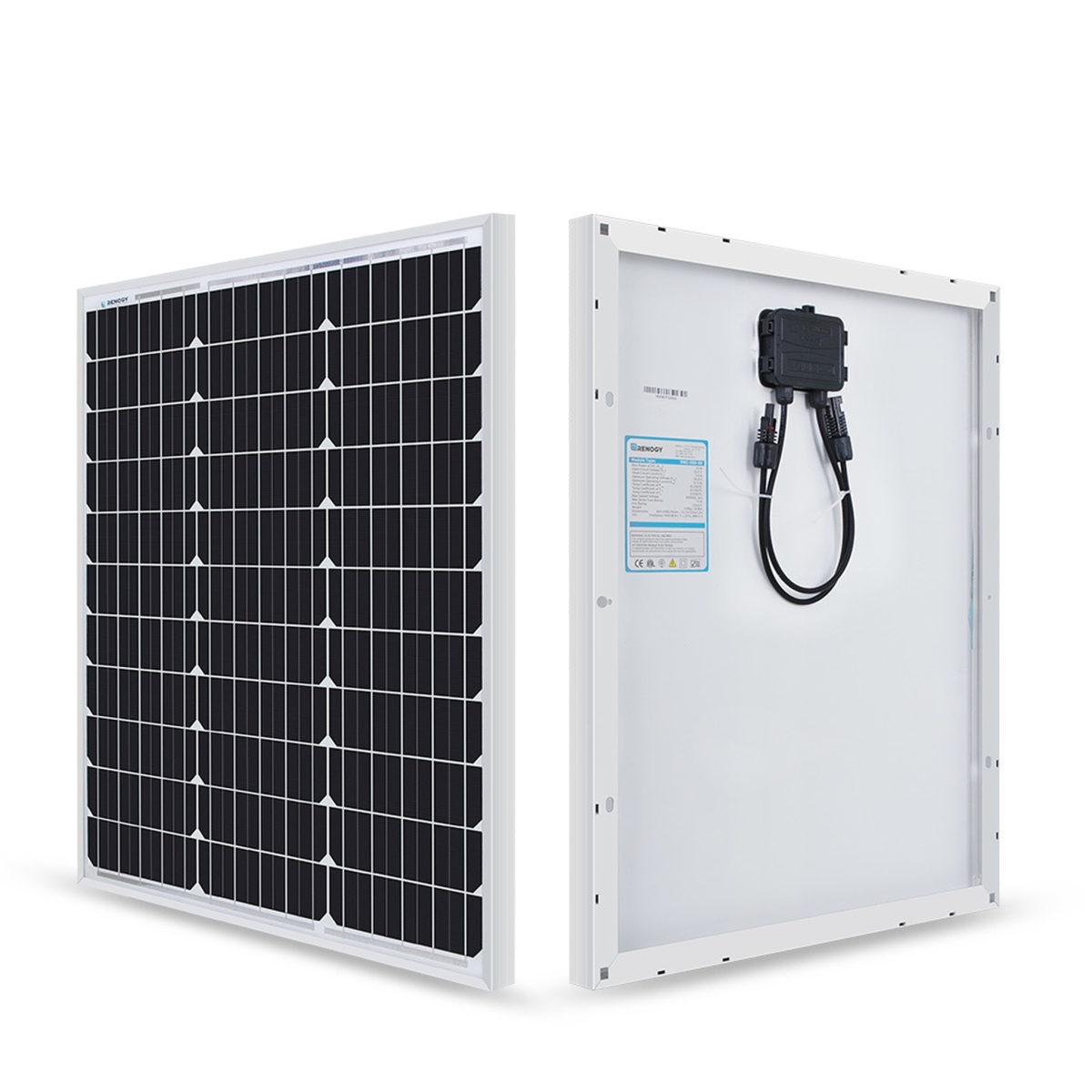 Rng-50d-ss 50 Watt 12v Monocrystalline Solar Panel