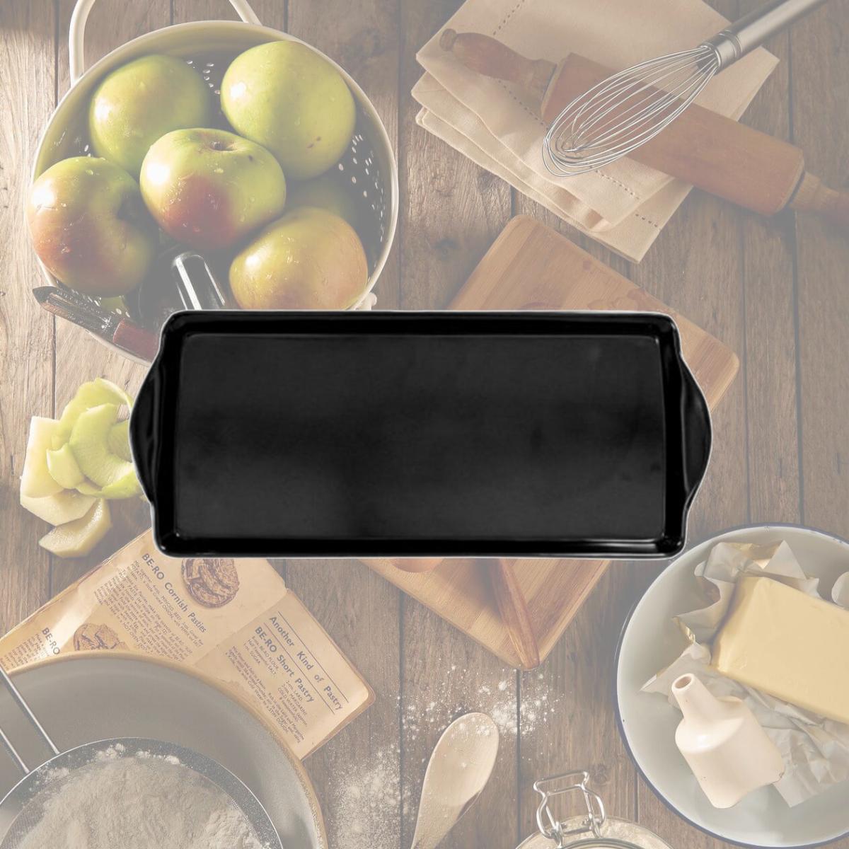 Picture of Reston Lloyd Melamine Plastic Tidbit Tray, BPA-Free, Food Safe, Multipurpose Platter Serving Tray, Bathroom/Table Organizer