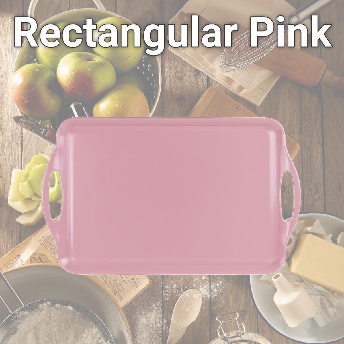 Picture of Reston Lloyd Multi-Purpose 18" Rectangle Melamine Plastic Handled Tray