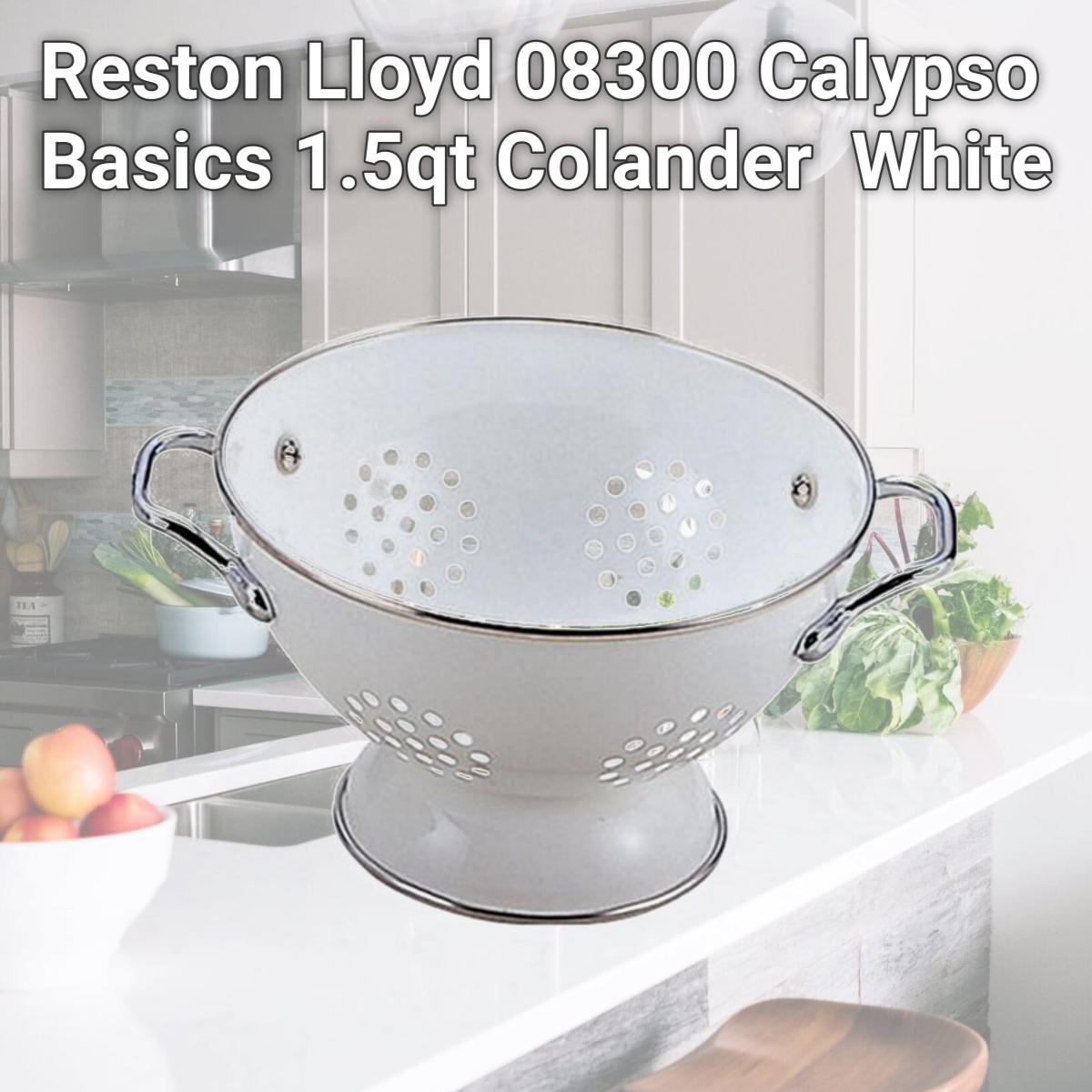 Picture of Reston Lloyd 08300 Calypso Basics 1.5qt Colander  White