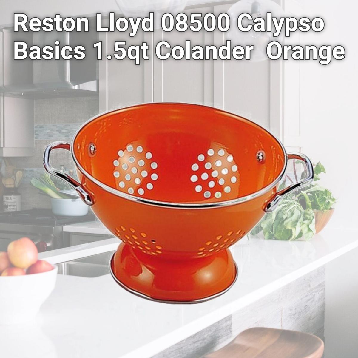 Picture of Reston Lloyd 08500 Calypso Basics 1.5qt Colander  Orange