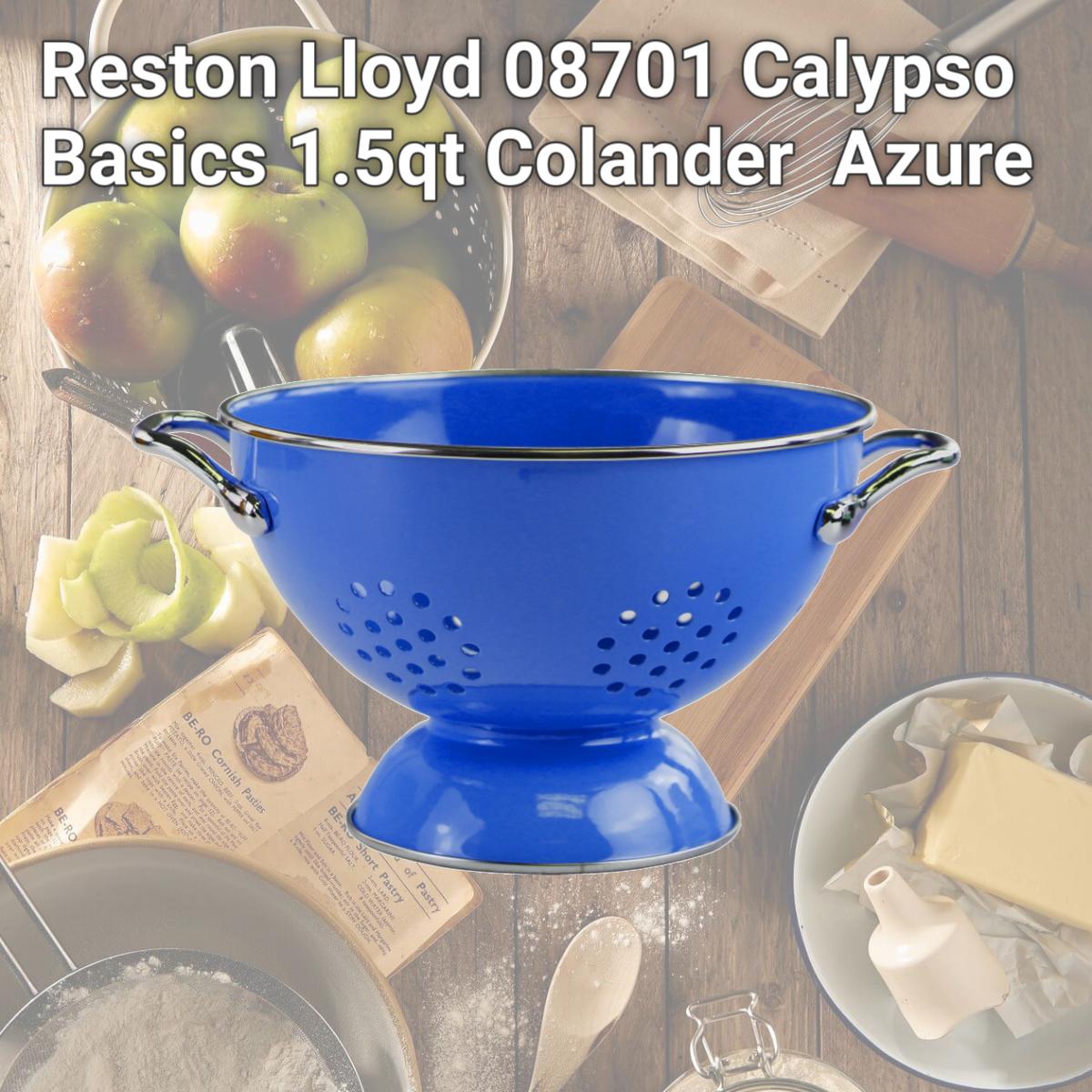 Picture of Reston Lloyd 08701 Calypso Basics 1.5qt Colander  Azure 